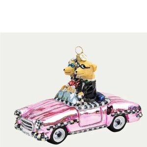 MacKenzie-Childs Pink Car Cadillac
dogs christmas tree Ornament new in box